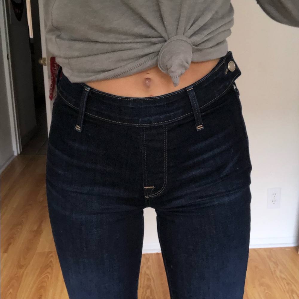 Good American Side Zip Skinny Jeans